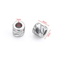 Polished stainless steel corrugated spacer beads for DIY jewelry with 4mm diameter size - Wrinkled Texture / 4x4x2mm / Steel