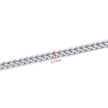 Chaîne épi en acier inoxydable argenté de 2,7 mm pour création bijoux - Couleur Acier 2.7mm Chaîne Spiga