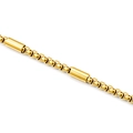 Catena in acciaio inossidabile placcato oro 18 carati con maglie cilindriche per gioielli DIY - Oro (5.0mm)