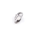 Bright silver stainless steel lobster clasp for DIY jewelry making necklaces and bracelets - 15.5mm / Silver (15.5mm)