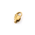 Macro detail of high-polished golden stainless steel lobster clasp for jewelry making - 15.5mm / 18K Gold (15.5mm)