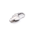 Polished stainless steel lobster clasp for DIY jewelry necklace and bracelet making - 21.3mm / Silver (21.3mm)