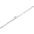Chaîne fine en acier inoxydable argenté de 1,35 mm pour création bijoux - Style Graine de Melon (B880)