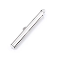 Fermoir tube élégant en acier inoxydable argenté pour colliers de perles et bijoux DIY - Couleur Acier 4x35mm Trou 3.5mm