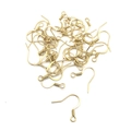 Monachelle dorate per orecchini con molla e occhiello per creazione gioielli fai da te - Oro