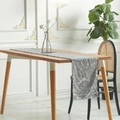 Sparkling silver sequin table runner for elegant wedding and modern party table decor - 33*180cm / Gray