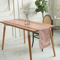 Elegant rose gold sequin table runner for wedding party and modern home dining decoration - 33*180cm / Pink