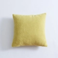 Fodera per cuscino verde lime in peluche con trama a strisce di velluto a coste - Quadrato Con Imbottitura / Verde Ambrosia