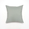 Housse de coussin carrée en toile sergé vert sauge avec un design minimaliste - 45*45cm (Avec Insert Non-Tissé 400g) / Couleur unie