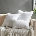 White square and rectangular pillow inserts with premium plush filling for home sofa decor - 30*50 / No Insert / White