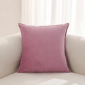 Fodera per cuscino in velluto olandese rosa malva su divano per un arredamento accogliente - 39 Viola Rosa / 45x45 (Con Nucleo da 500g)