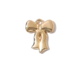 Polished gold alloy ribbon bow pendant charm accessory for DIY necklace and jewelry making - Bow Knot (Gold Plated) / Gold