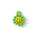 Ciondolo girasole smiley verde fai-da-te per gioielli fatti a mano e bracciali - Verde