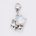 Star-shaped silver charm with blue opal and lobster clasp for DIY jewelry - Opal Rhinestone Star (3)