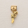 Golden Western cowboy revolver pistol charm for Italian modular DIY bracelets - Revolver Gun Style (11)
