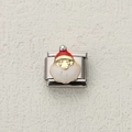 Italian modular charm in stainless steel featuring a Santa Claus enamel design - Classic Santa Claus Style (13)
