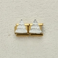 Italienische Armband-Module in Goldoptik mit weißen verschneiten Weihnachtsbaum-Anhängern - Verschneiter Weihnachtsbaum-Modul (20)