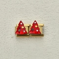 Goldenes Modul-Charm mit rotem Weihnachtsbaum-Anhänger für DIY-Armbänder - Roter Weihnachtsbaum-Modul (23)