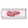 Charm modulare rosa con testo Sugar rosso e ciliegia per braccialetti fai-da-te - Stile Sugar VAULT (8)