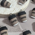 Miniature resin coffee cup pendants for creative DIY jewelry making and accessories - Coffee Cup (AC181)