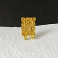 Golden prosperity desk ornament with Chinese characters and abacus relief on stand - Explosive Orders Style Ornament (AN01)