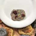 Anhänger aus Harz mit Archaeopteryx-Fossil für DIY-Halsketten mit Felsentextur - Vogel Fossil