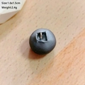 Realistischer Blaubeer-Anhänger aus Harz mit Silberöse für DIY Schmuckherstellung 1.6x1.5cm - Blaubeere