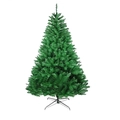 Classic 150cm green artificial Christmas tree with dense PVC needles and sturdy metal stand - 210cm 600 Tips Iron Base
