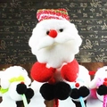 Plush Christmas pens featuring Santa and Snowman characters for party favors and gifts - Santa Claus / 0.5mm Bullet Tip