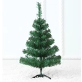 30 cm Mini-Weihnachtsbaum in Grün aus PVC mit schwarzem Ständer für die Tischdekoration - 60cm 60 Zweige Kunststofffuß