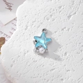 Seestern Anhänger mit blauem Harz und Perlen für DIY Schmuckherstellung Zubehör - Pentagramm