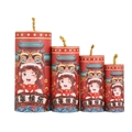 Set dettagliato di petardi rossi per Capodanno Cinese con decorazioni della danza del leone - Stile Danza Del Leone Stile Nazionale (WQ坐炮-2)