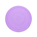 Détail de la base en silicone violette antidérapante pour plateau tournant à gâteau - Emballage Simple / Violet Clair