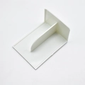 L-shaped white plastic drawer divider and shelf separator for closet organization - T-shaped