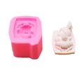 DIY Silikonform und Gipsfigur eines schlafenden Babys im gestrickten Wickeltuch - Stil C Baby (168g)