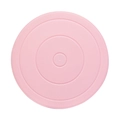 Rosa Tortenplatte drehbar mit rutschfesten konzentrischen Kreisen für DIY Backdekorationen - Einfache Verpackung / Rosa