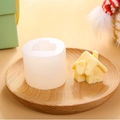 3D house silicone mold for DIY candles and desserts featuring a small cottage design - No. 3 (52g)