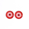 Ciondoli a occhio greco in vetro rosso per gioielli fai-da-te e accessori - Stile Occhio Rosso Brillante (23)