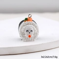 Niedlicher Sushi-Hunde-Anhänger aus Harz, 3x2.2x2cm, für DIY-Schmuckherstellung - Runder Reisbällchen Hund