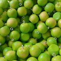 3D lime citrus fruit charms with green texture and silver ring for DIY jewelry crafts - Lime Shape / Green Orange