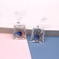 Creatieve goudvis waterzak oorbellen van blauwe hars voor het maken van DIY-sieraden - Blauwe Vis