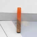 Oranje hars en houten staaf hanger voor het zelf maken van unieke DIY sieraden - Oranje Lange Strip