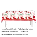 Watermelon theme happy birthday disposable tablecloth 137x274cm for party decor - Watermelon Tablecloth