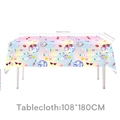 Nappe de fête In My Birthday Era, 108x180cm avec design dégradé coloré pour décoration - Tablecloth (180x108cm)