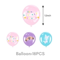 Lot de 18 ballons de fête colorés de 12 pouces avec motifs papillon et cœur - Ballons (18 PCS)