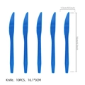 Star Wars theme blue plastic knives party set of 10 pieces 16cm length for cake - Blue Knives