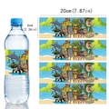 Etichette per bottiglie mostro, adesivi impermeabili 20x6cm per decorazioni - Adesivi per Bottiglie d'Acqua (Montagne e Mari)