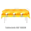 Peanuts Snoopy themed birthday party tablecloth, 108x180cm waterproof plastic table cover - Tablecloth 108*180CM: 1 Pc