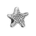 Zeester bedelkraal in vintage zilveren afwerking voor DIY armbanden en sieraden maken - Bionische Zeester (#46)