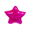 Ροζ glitter αστεράκι γούρι για βραχιόλια DIY με ζωντανό μαργαριταρένιο φινίρισμα - Ροζ Αστέρι (L1)